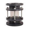 High Quality Industrial Pipe Fitting Glass Tube Inspection Glass UPVC Plastic Oil Flow Indicator Flange Sight Glass