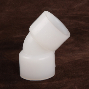 Plastic Industrial Fitting Chemical Resistance Socket Weld PVDF Elbow 45 Degree Elbow