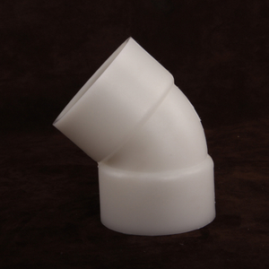 Cheap White Industrial Plastic Pipe Fittings Two Way FRPP 45 Degree Elbow DN15-700 1/2-28in 1/2''-28''