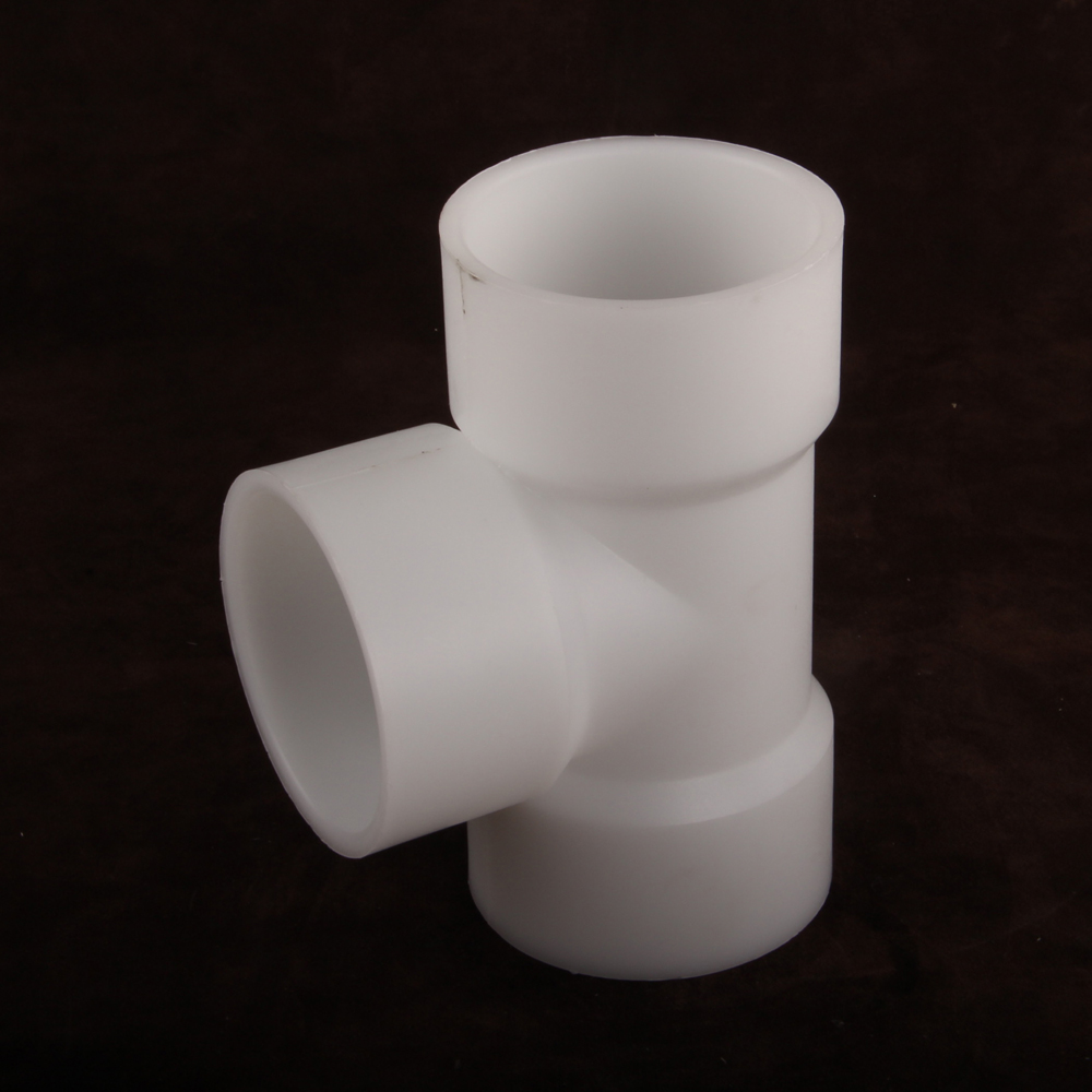 Quality High Temperature Anti-Aging Corrosion Resistant Tee Hot-melt Welded Plastic FRPP Tee Pipe Fittings