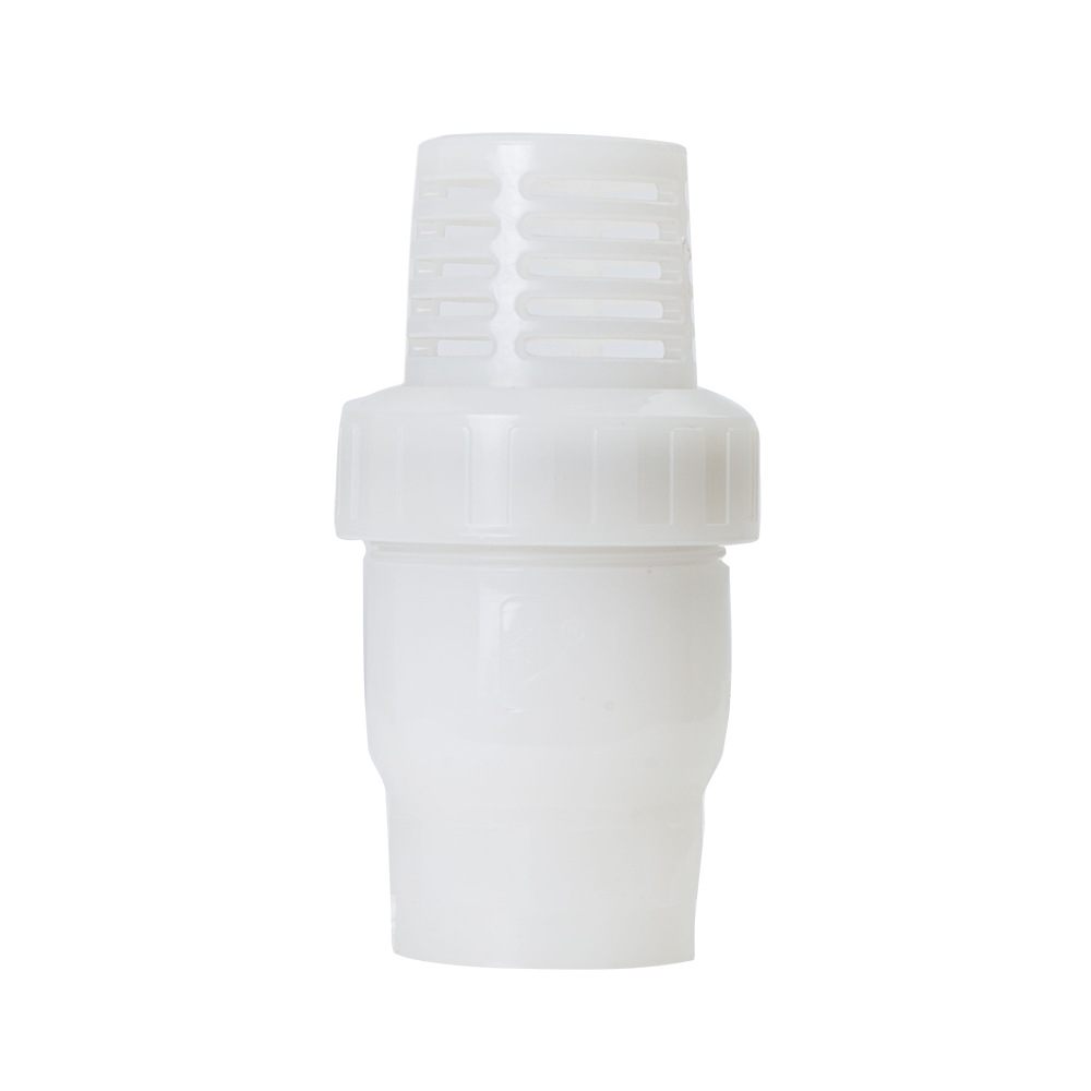 High Pressure Plastic PVDF Flanged Union Type Foot Valve Industrial Bottom Valve for Chemical Industry