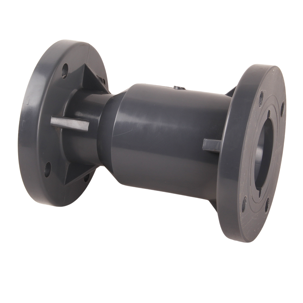 Industrial Grade Flange Type UPVC Inline Non Return Check Valve Chemical Pipeline Vertical Check Valve DN15-300 1/2-12in