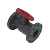 Manual Handle DN15-DN300 Plastic Ball Valve Industrial Flange Connecting FRPP Ball Valve