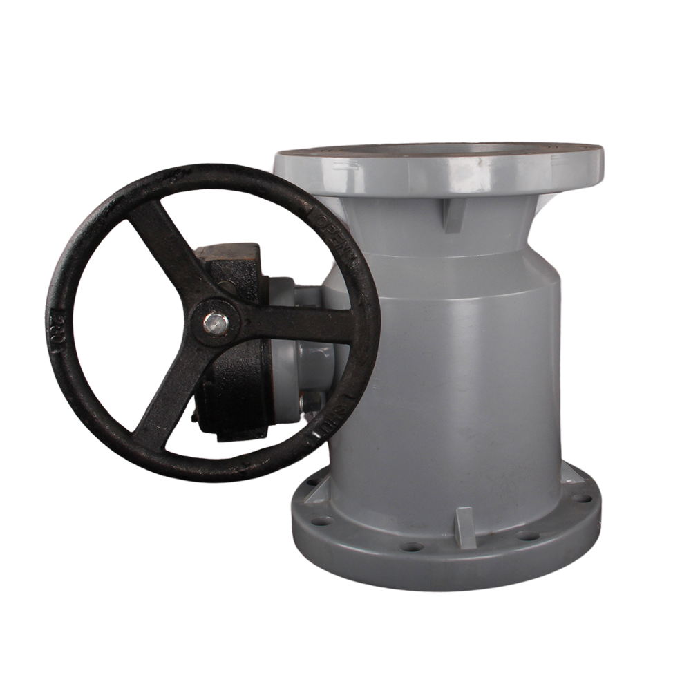 Hot Sale Plastic Manual Industrial Ball Valve Dn15-Dn300 Corrosion Resistance Cpvc Flanged Type Turbine Ball Valve