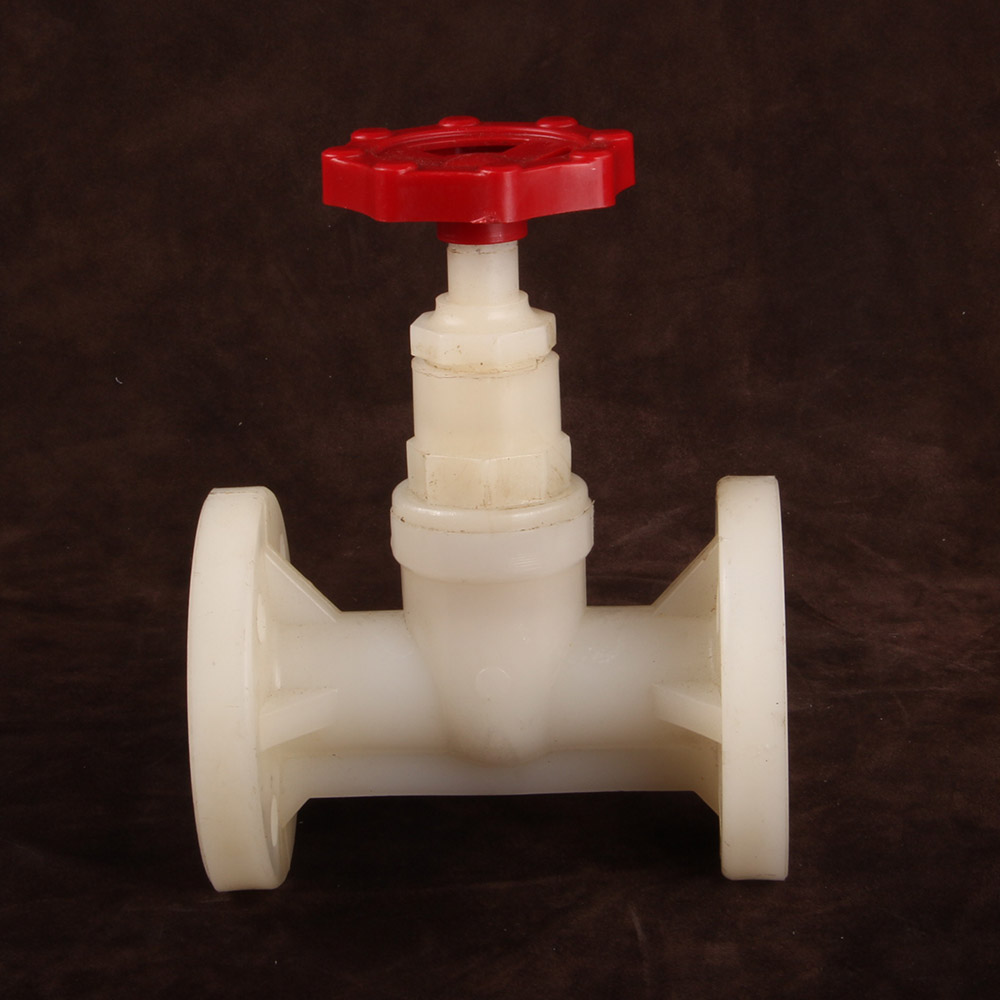 Plastic Globe Stop Valve Strong Acids Resistant Chlorine And Organic Solvents Manual PVDF Shutoff Valve