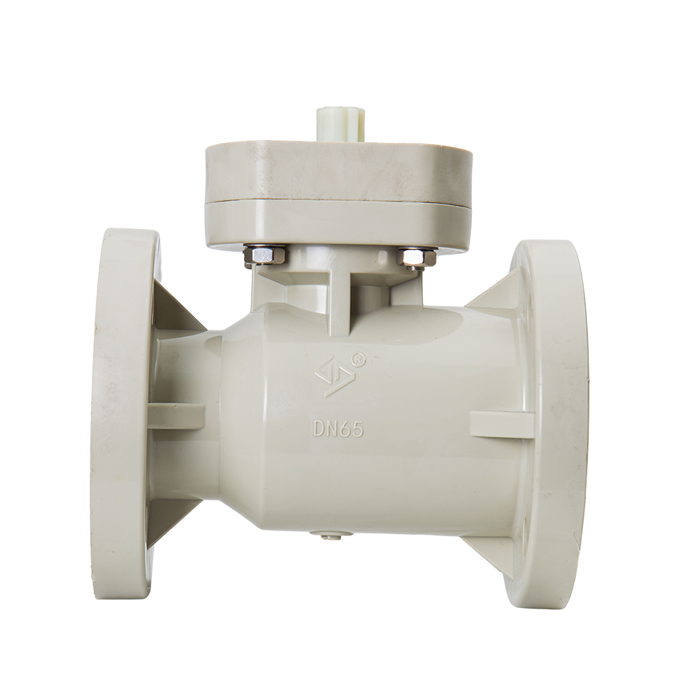 High Quality PPH Flange Ball Valve Automation Platform Supply Pipeline High Platform Ball Valve For Various Types Of Actuators
