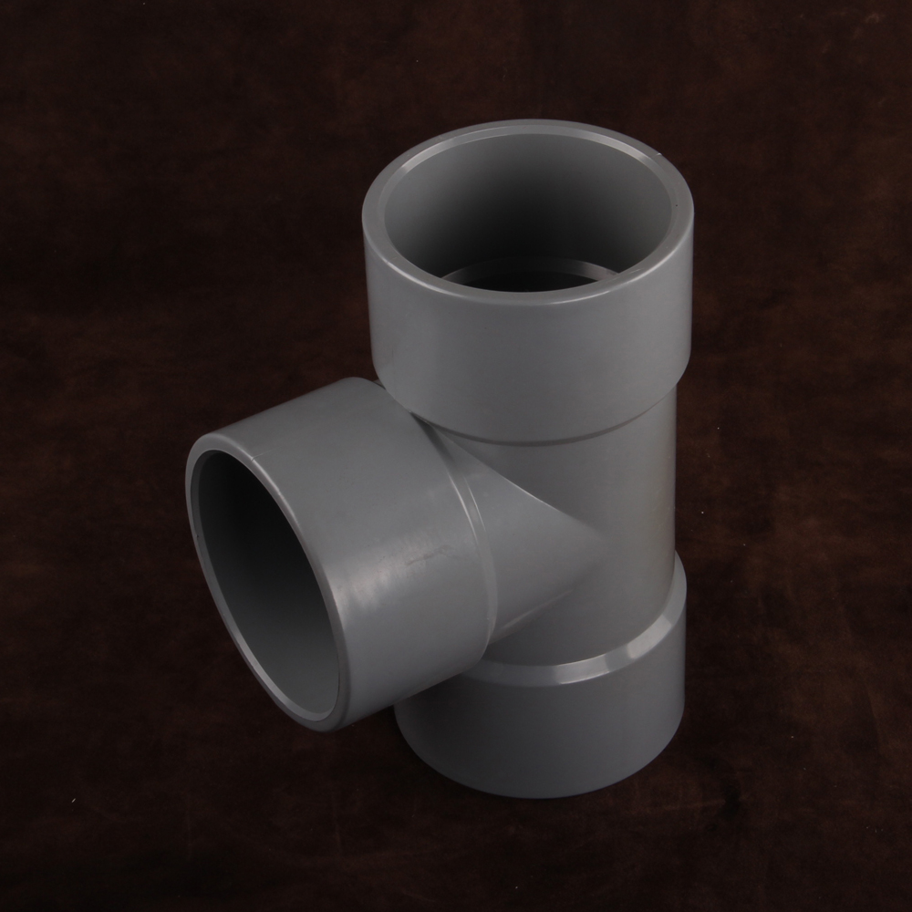 Factory Wholesale CPVC Plumbing Tee Fittings Reducing Tee Three Way Pipe Coupling Joint Tee