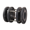High Quality Industrial Pipe Fitting Glass Tube Inspection Glass UPVC Plastic Oil Flow Indicator Flange Sight Glass