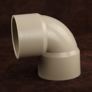 China Manufacturer PPH 90 Degree Elbow Socket Welded Fittings Chemical Pipe Fitting Plastic Joint Accessories