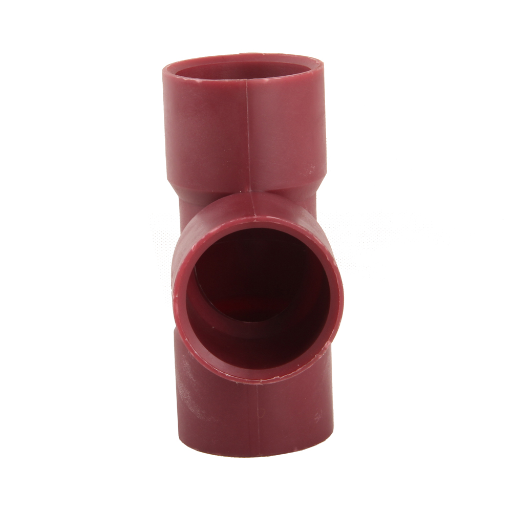 Reddish Brown Plastic Socket Welded Tee DN15 - DN400 1/2