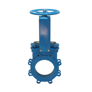 Manual Knife Gate Valve Flanged Stainless Steel DN50 - DN600 Handwhell Knife Gate Valve