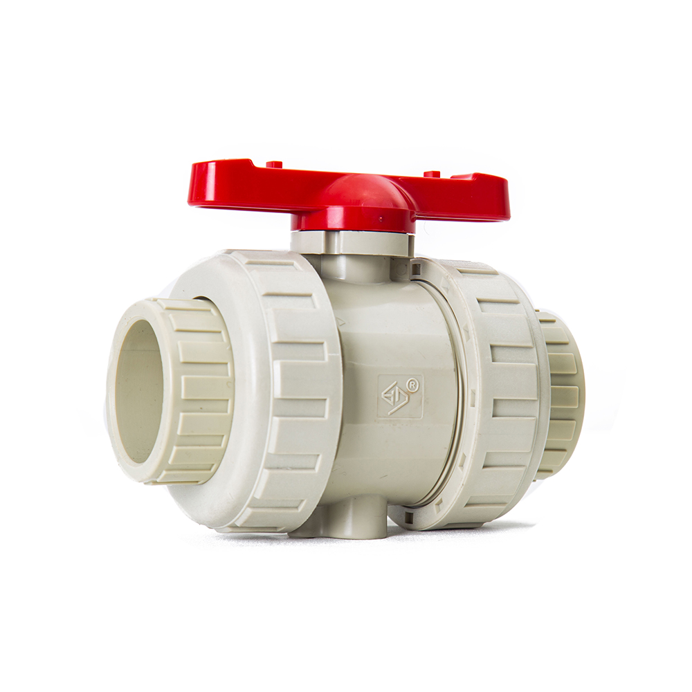 Best Selling Hicker Wall Thickness PPH Strong True Union Ball Valve Pressure Resistant Double True Union Ball Valve