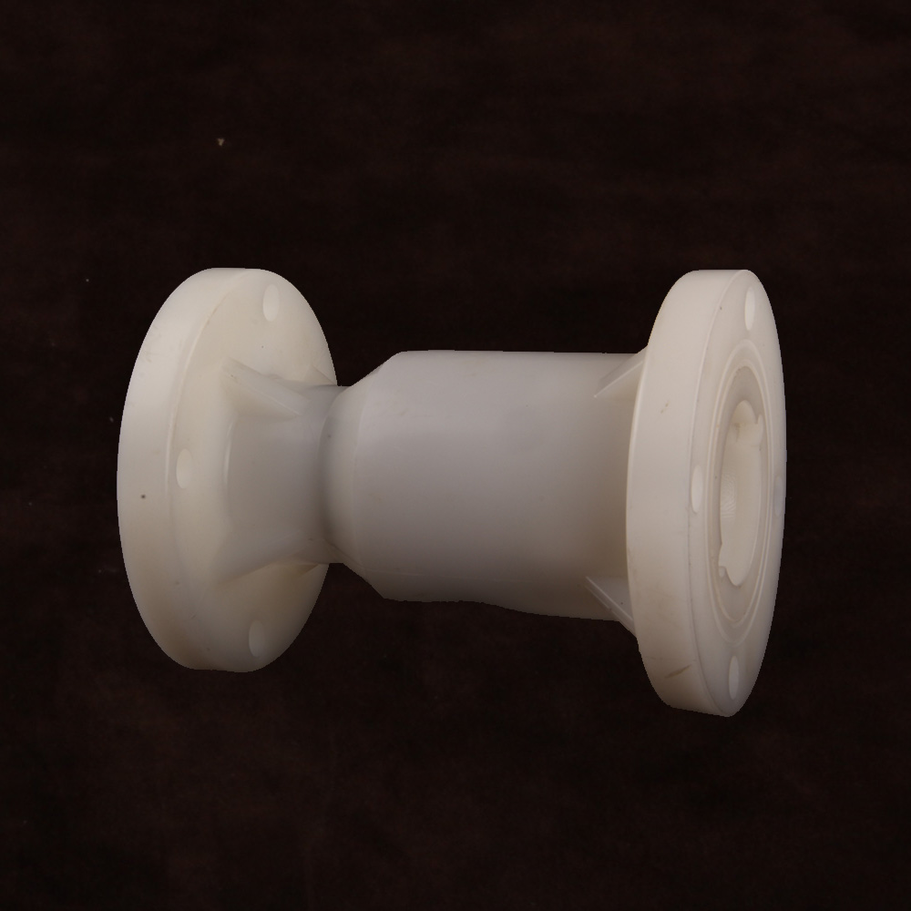 Factory Price Ozone Resistant PVDF Plastic Flange Vertical Check Valve Leak-Proof Design Inline Ball Check Valve