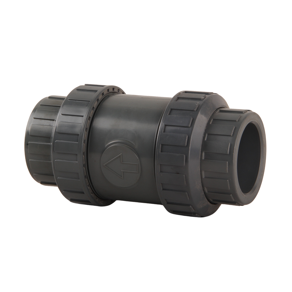 Factory Sale UPVC True Union Ball Valve Plastic Valve Fittings True Union Spring Check Valve
