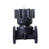 JIS DIN Standard Actuator Double Acting PN10 FRPP Diaphragm Valve Full Plastic Integrated Flange Type Pneumatic Diaphragm Valve