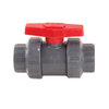 Full Flow True Union Socket End Screw Ball Valve CPVC Double True Joint Manual Double Union Thread End Ball Valve