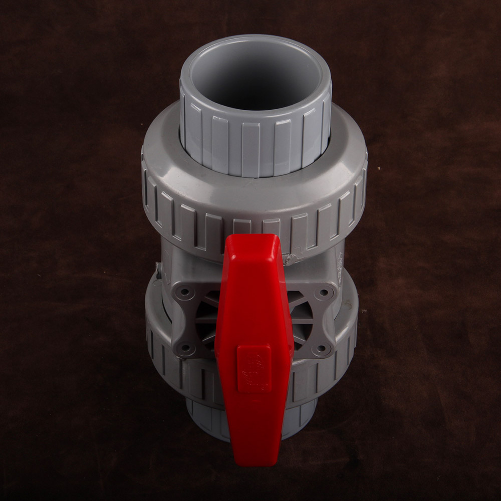 Socket End Full Flow CPVC True Union Ball Valve 2-Way Double True Joint Manual Double Union Ball Valve