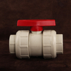 High Pressure PPH Socket Double True Union Ball Valve Handle Double Union Type Ball Valve Used for Irrigation for Water Supply