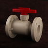OEM Customizable DN15-DN300 PPH Plastic Bodily Ball Valve Form Double Flange Ball Valve For High Temperature Corrosive Fluid