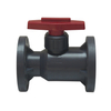 Manual Handle DN15-DN300 Plastic Ball Valve Industrial Flange Connecting FRPP Ball Valve