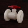 PVDF Acid-Resistant Anti-corrosion Plastic Ball Valve DN15 DN25 DN50 DN80 DN100 DN125 DN200 Flange Manual Ball Valve
