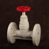 Abs Hand Wheel Flow Control PPH Dn25 - Dn150 Globe Valve Plug Type Pipe Fitting Flange End Globe Valve