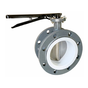 Custom Soft Sealing Cast Iron Handle Manual Butterfly Valve Double Ductile Iron Flanged Butterfly Valve for Fresh Water Sewaga