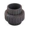 FRPP Plastic Two Way Joint Pipe Connection Pipe Fitting Union Coupling Connector DN15 -DN100 1/2in - 4in