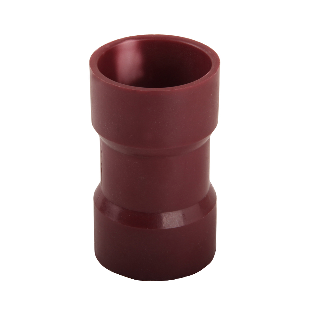 FRPP Socket Welded Pipe Fitting Plastic Straight Coupling Joint Plumbing Fittings