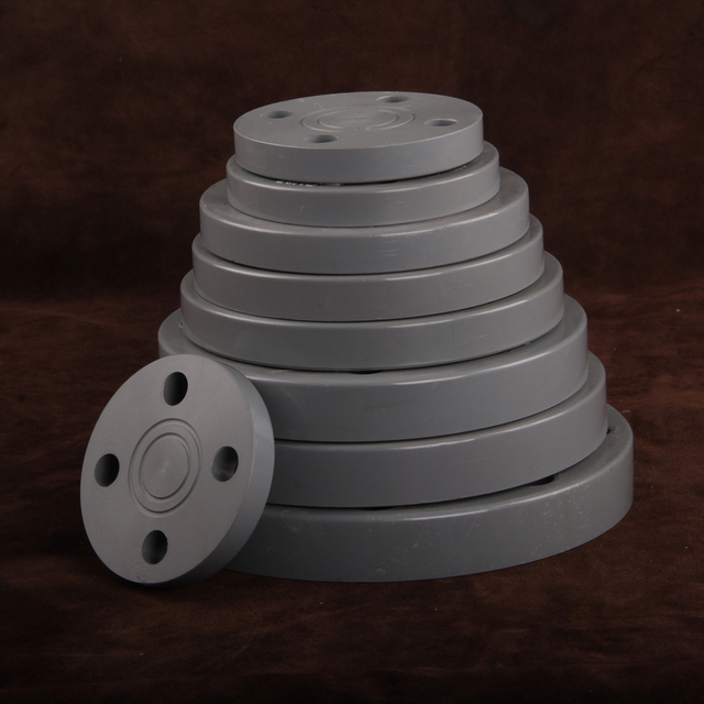 Industry Pipeline Blind Flange Plastic Fitting CPVC Socket Flange Blind Flange For Industry Chemical