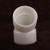 Cheap White Industrial Plastic Pipe Fittings Two Way FRPP 45 Degree Elbow DN15-700 1/2-28in 1/2''-28''