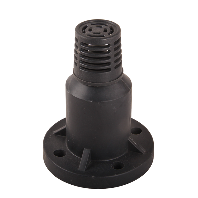 High Quality Unique Design FRPP Black Plastic Foot Valve DN15 - DN250 Flange End Single Ball Bottom Foot Valve with Strainer