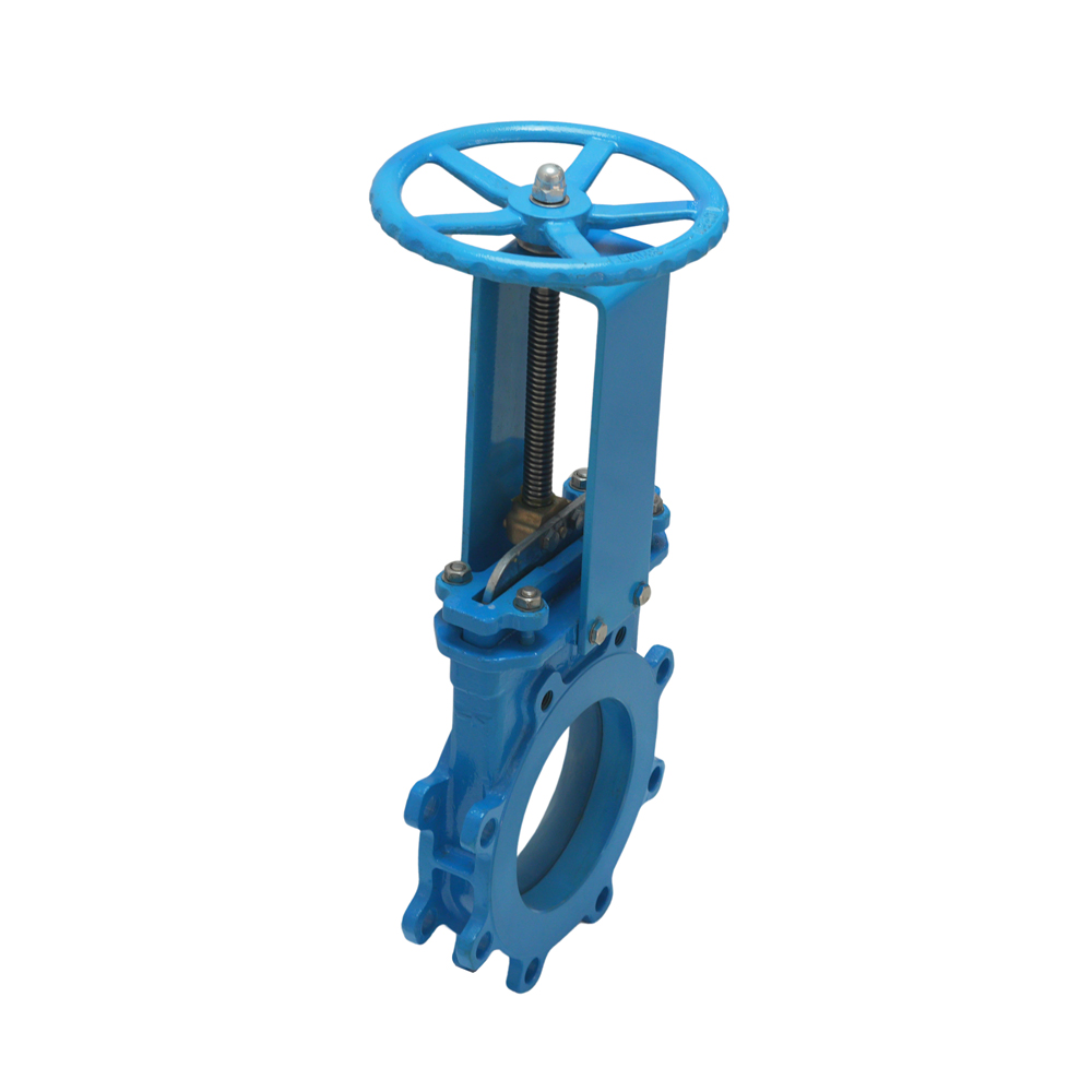 Manual Knife Gate Valve Flanged Stainless Steel DN50 - DN600 Handwhell Knife Gate Valve