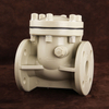 China Supplier PPH Full Plastic Check Valve Swing Flange Type Nonreturn Valve For Chemical Industry Water Treatment