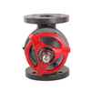 New Design Flange End Plastic Flanged Diaphragm Valve FRPP Manual Directional Control Diaphragm Valve for Water OEM Customizable