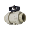 PPH Platform Double Union Socket Ball Valve Pressure Resistant True Union Ball Valve Suitable for Various Types of Actuators