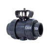 Corrosion Resistance Socket True Union Ball Valve UPVC Double Union Socket Ball Valve For Automation Platform