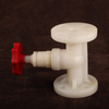 Plastic Globe Stop Valve Strong Acids Resistant Chlorine And Organic Solvents Manual PVDF Shutoff Valve