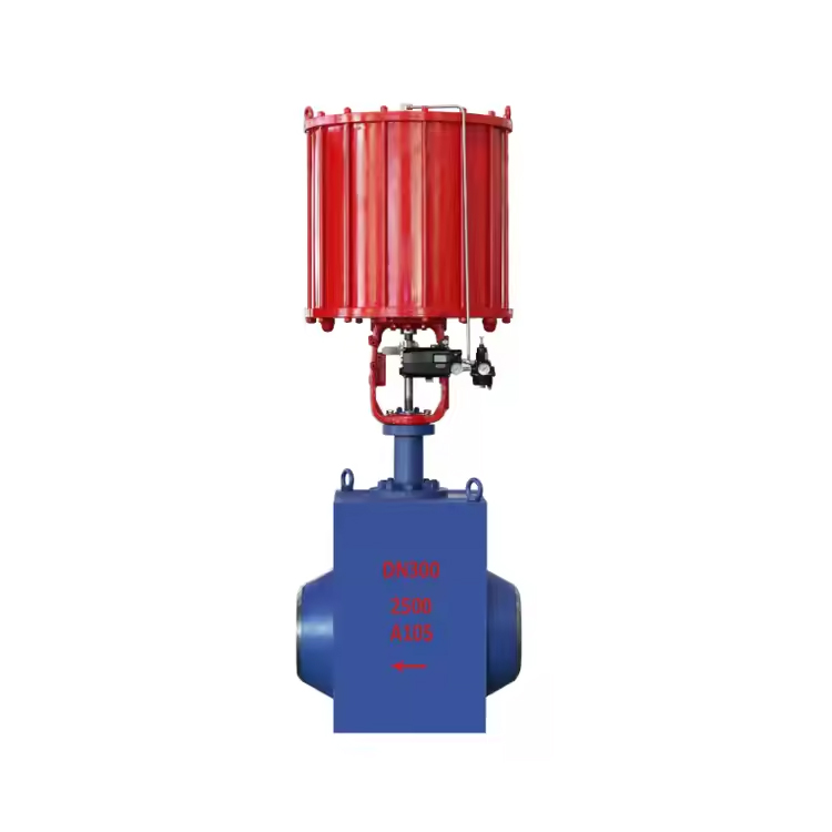 Manufacture Forged Pneumatic Piston Type Ultra-high Pressure Regulating Valve Flow Steam Control Valves for Water Gas And Oil