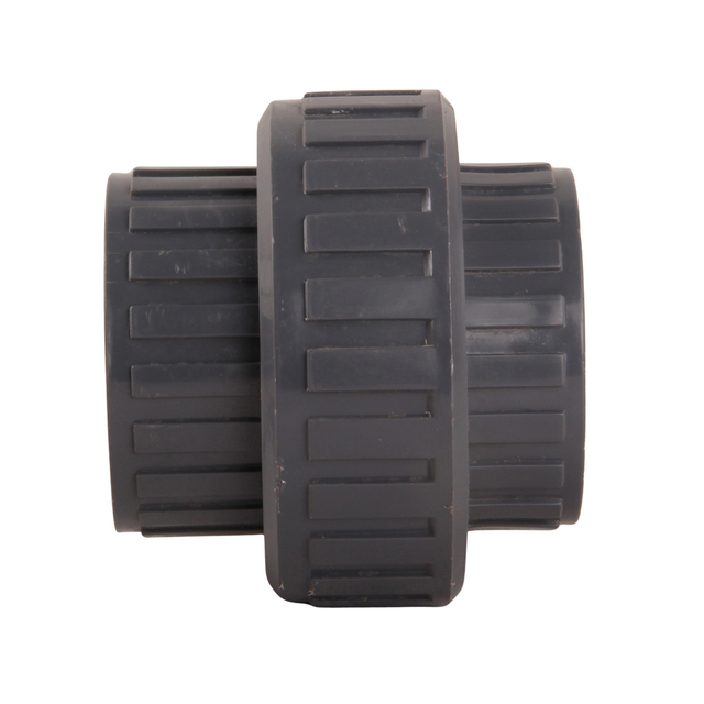 FRPP Plastic Two Way Joint Pipe Connection Pipe Fitting Union Coupling Connector DN15 -DN100 1/2in - 4in