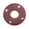 Brown Red FRPP Pipe Fittings DN15 ~DN400 Socket Welding Integrated Flanges 1/2in-16in