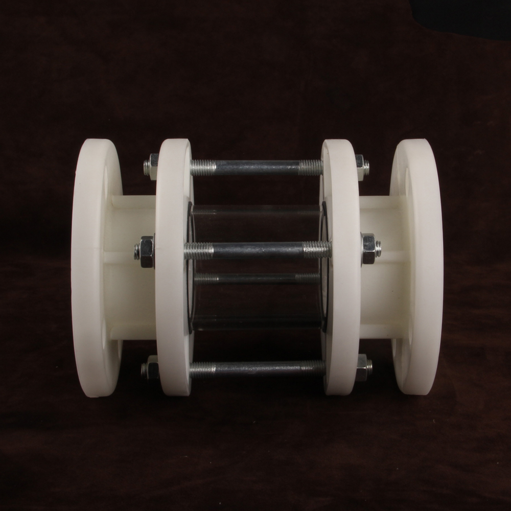 Quality Observation Flow Liquid Oil DN25-250 1-10in Inspection Glass Industrial FRPP Plastic Pipe Fitting Flange Sight Glass