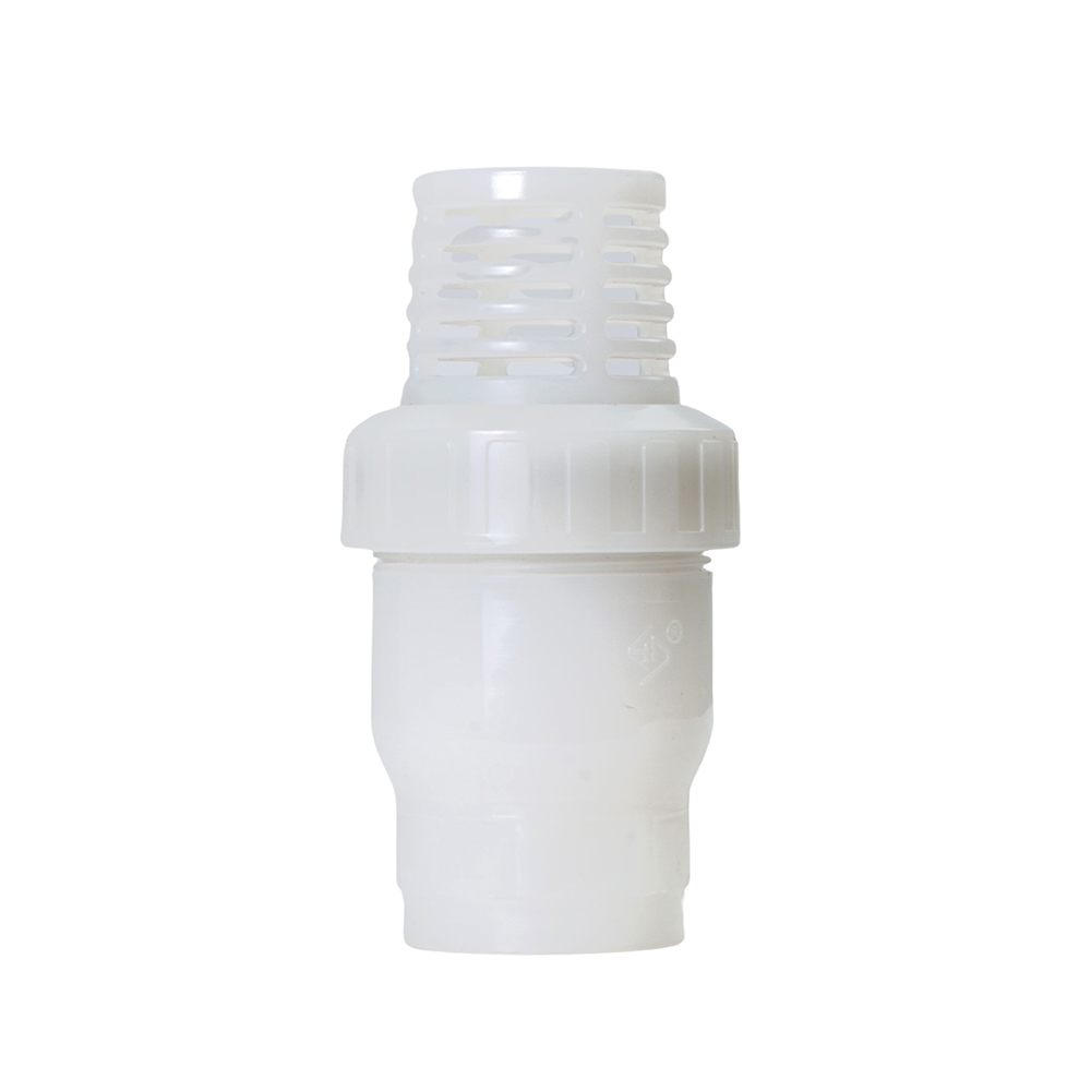 High Pressure Plastic PVDF Flanged Union Type Foot Valve Industrial Bottom Valve for Chemical Industry