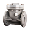 CPVC Heat Resistant Flange Swing Check Valve Plastic Corrosion Resistant Chemical One Way Non Return Valve