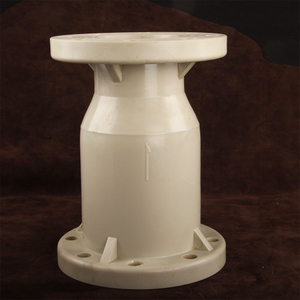 Custom Hot Sale Pipeline Flanged End Ball Check Valve DN15 To DN300 Chemical PPH Ball Core Check Valve