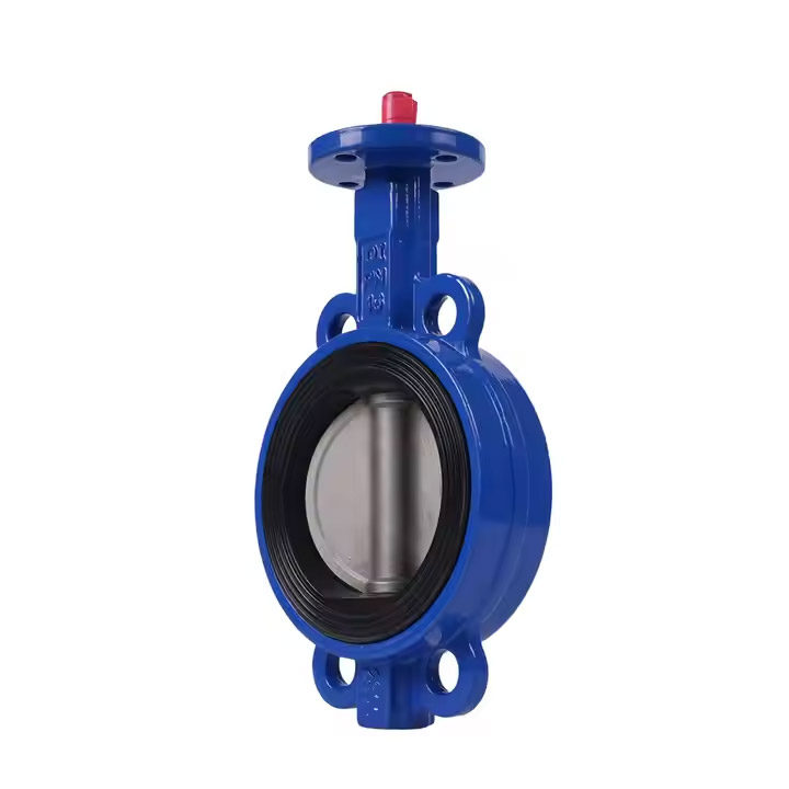 Soft Sealed Clamp Butterfly Valve Extension Stem Spindle Disc Wafer Butterfly Valve