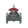 Factory Direct CPVC Flange Diaphragm Valve Industrial DN15-DN200 Plastic Manual Diaphragm Valve