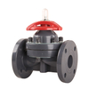 Good Price UPVC Manual Diaphragm Valve DN15-DN200 Flanged Plastic Single Diaphragm Valve Manufacturer