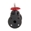 UPVC Manual Anti-corrosion Diaphragm Valve DN15-DN200 Flanged Double-layer Diaphragm Seal Diaphragm Valve