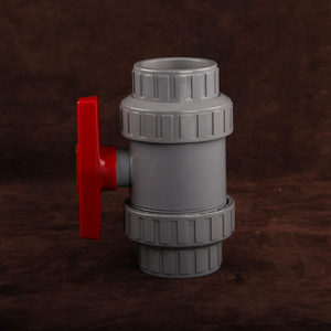 Socket End Full Flow CPVC True Union Ball Valve 2-Way Double True Joint Manual Double Union Ball Valve